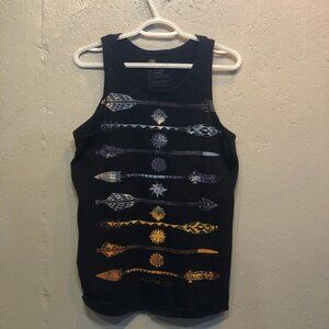 Element Tank Top Adult Size Medium Black Sleeveless